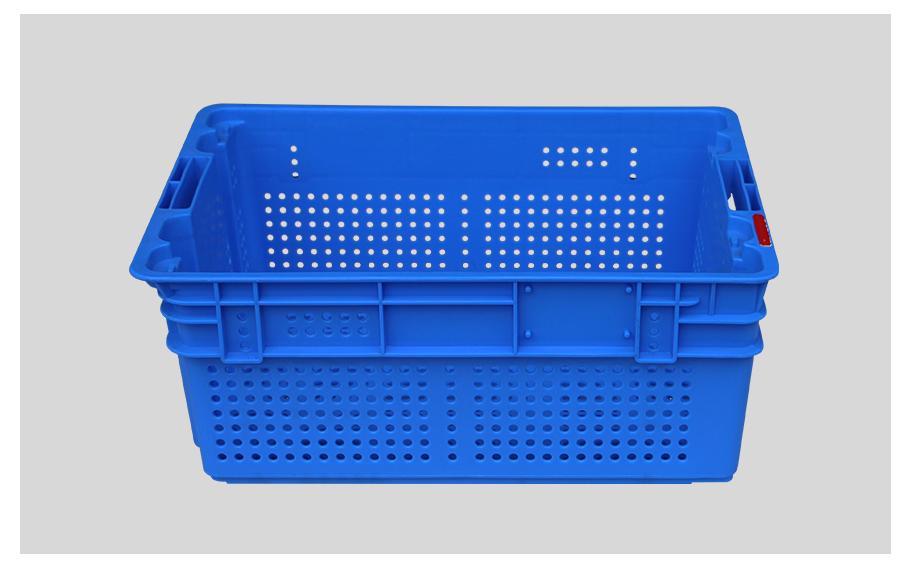 轩盛400-160塑料错位筐-整体外观展示